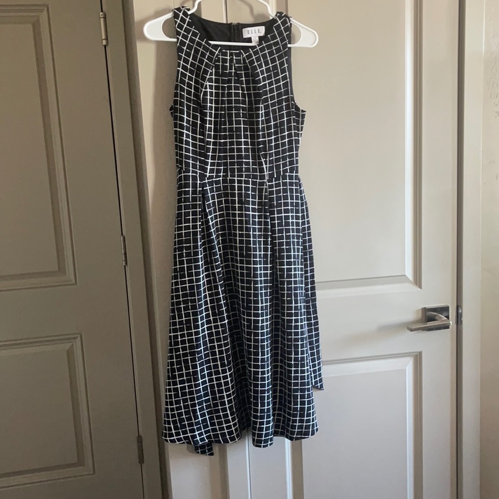 Black and white dress